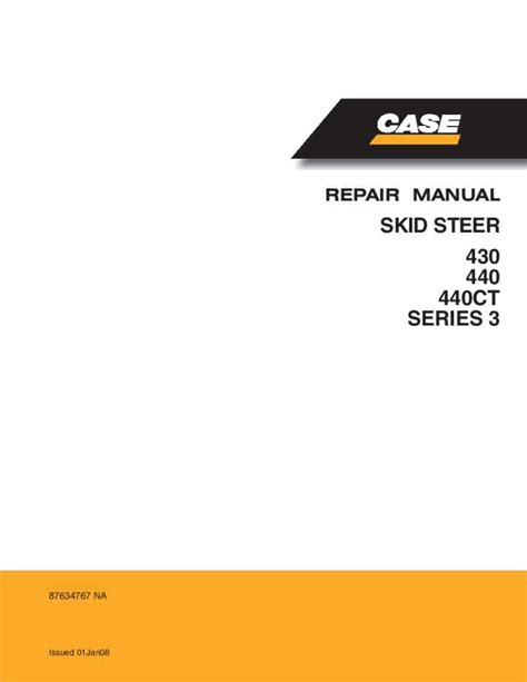 replacing glass in door on 440ct case skid steer|Case 430/440/440CT Workshop Repair & Service Manual + 430 .